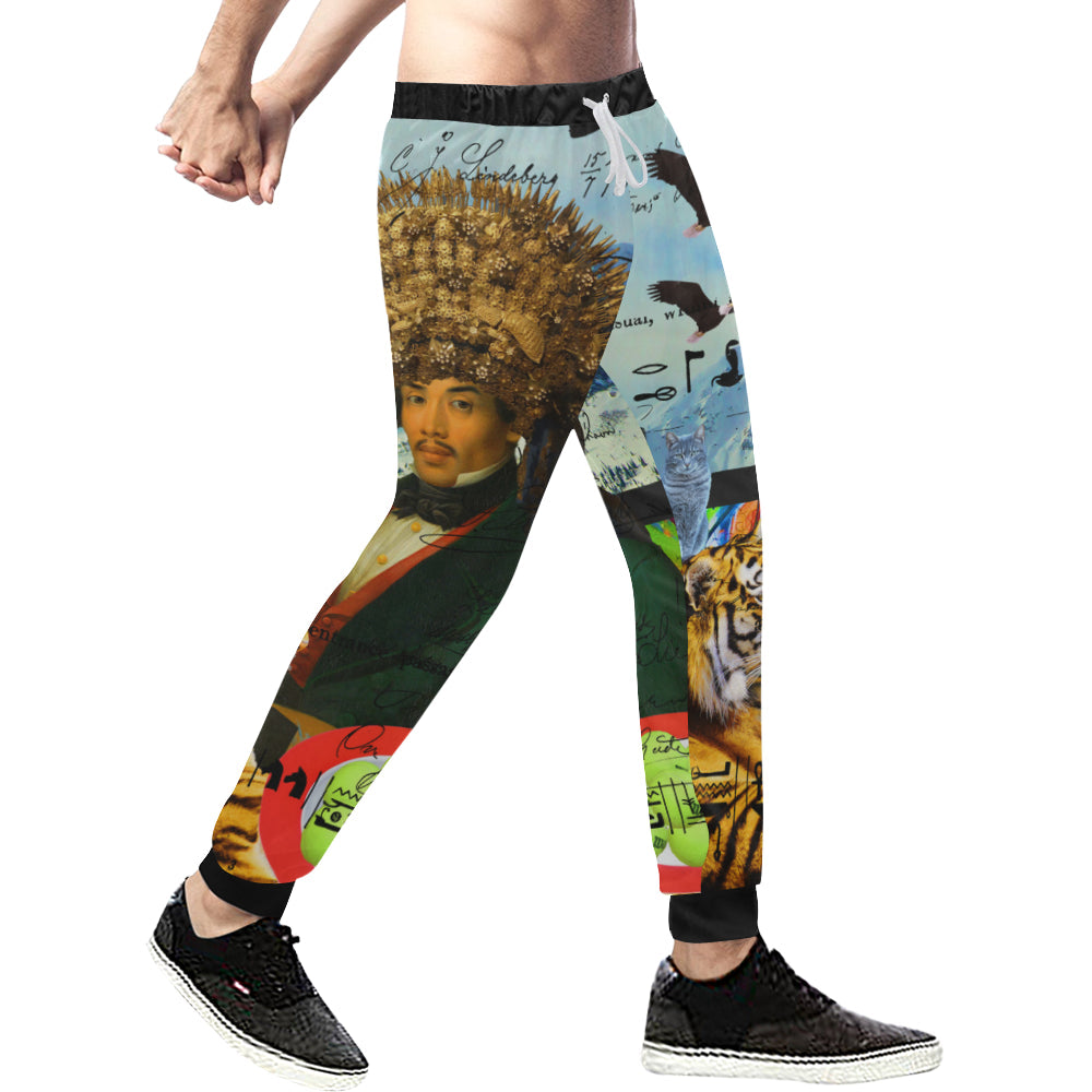 THE EMPEROR OF SNOWY MOUNTAIN III Men's All Over Print Sweatpants