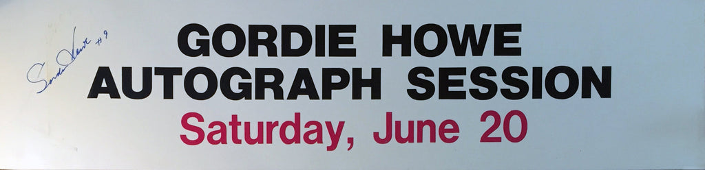 Gordie Howe Autographed Vintage Sign Detroit Red